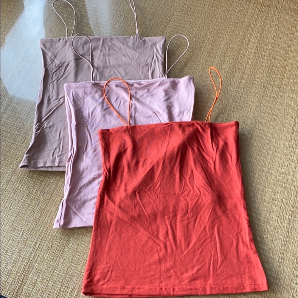 Set of 3 Basic Jersey Cami Top